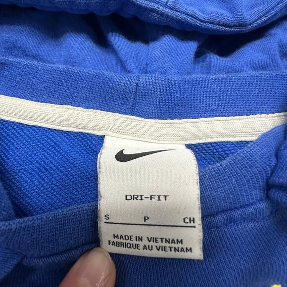 Nike Standard Issue Splatter Hoodie Royal Blue Mens S Pullover Sweatshirt Hoodie - Picture 4 of 9